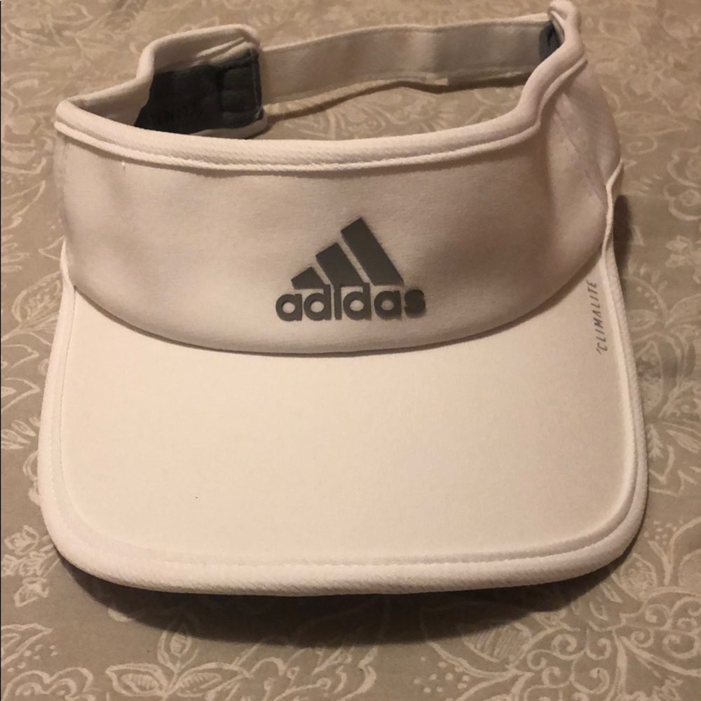 Adidas white visor